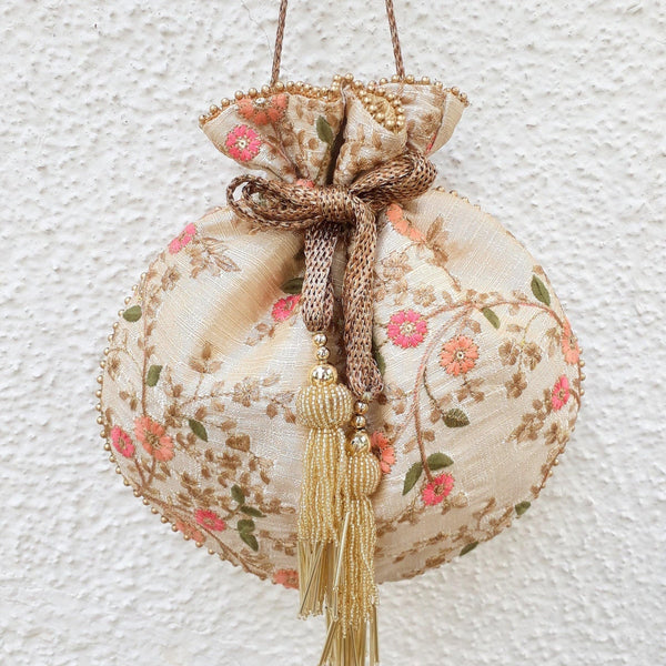 Latest Silk Potli Bag for Women
