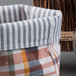 Navy Nouveau Bread Basket
