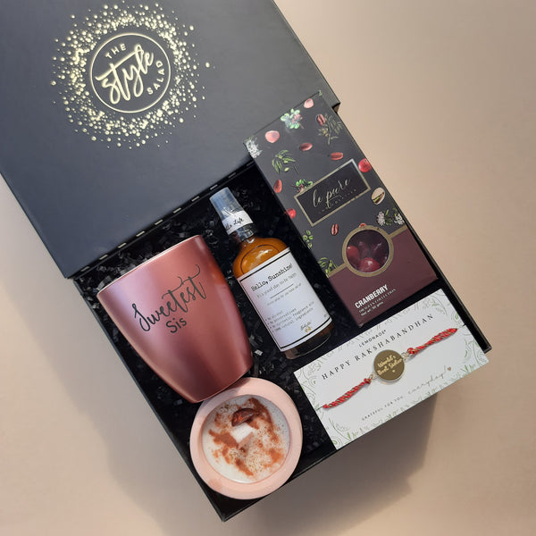 Rakhi gifts  for sister - the style salad