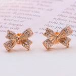 2 In 1 Rose Gold Earrings