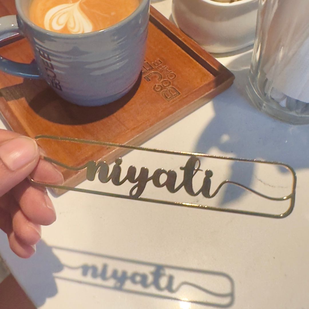 Metal Bookmark: Personalised