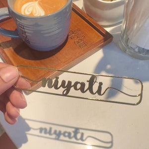 Metal Bookmark: Personalised