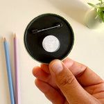 Empty Head with Overthinker Mistmatched Magnet + Badge Set