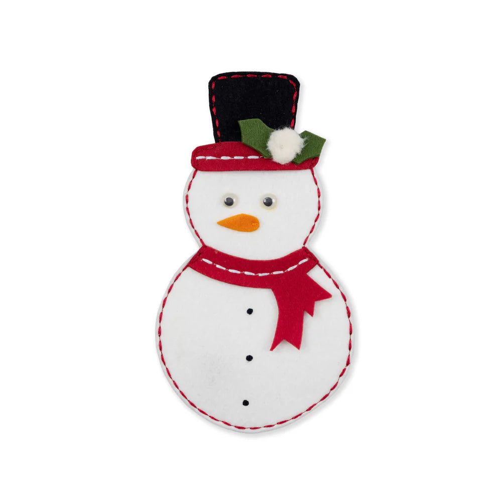 Snowman Felt Magnet