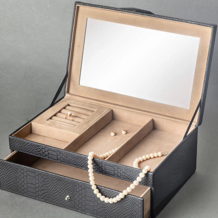 Jewellery Box Organiser - Faux Leather