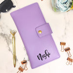 Long Passport Cover: Personalised
