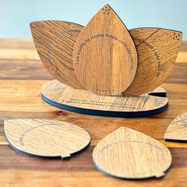 Lotus Affirmation Coaster