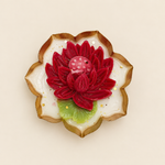 Urli Candle with Floral Details
