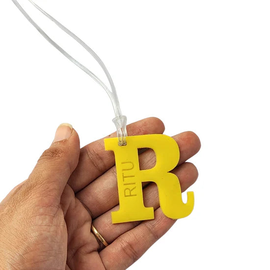 Personalized Alphabet Name Tags