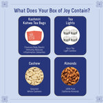 Glimpses Mini Gift Box – Kashmiri Kahwa Tea, Dry Fruits & Tea Lights