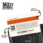 Say It Without Saying It Wallet Cards