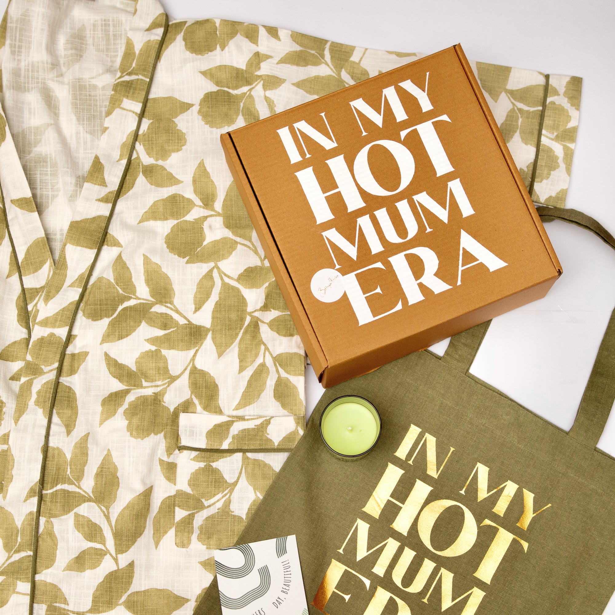 In My Hot Mum Era - Robe, Candle & Tote Gift Set