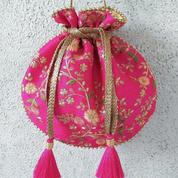 Buy Embroidered Potli Bags
