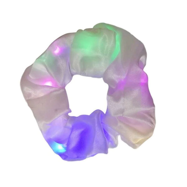 LED Satin Hair Scrunchie