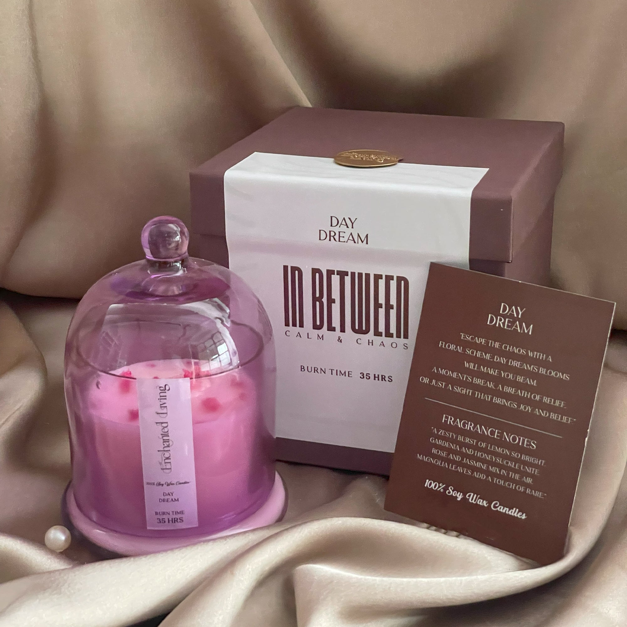 Floral Soy Wax Candle