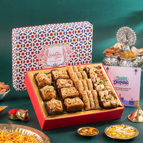 White Imperial Baklava Sweets Gift Box