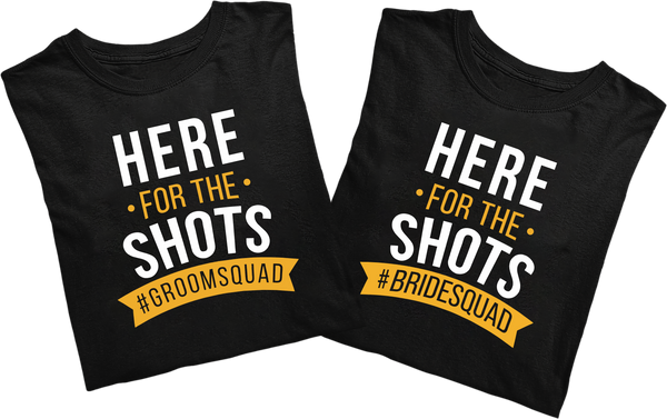 Bride Groom Squad T-Shirt