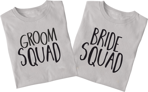 Bride Groom Squad T-Shirt