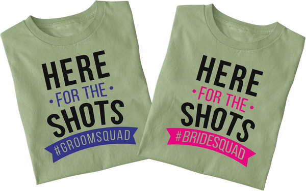 Bride Groom Squad T-Shirt