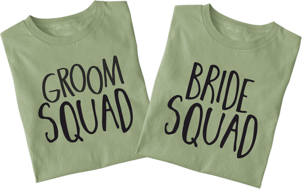 Bride Groom Squad T-Shirt