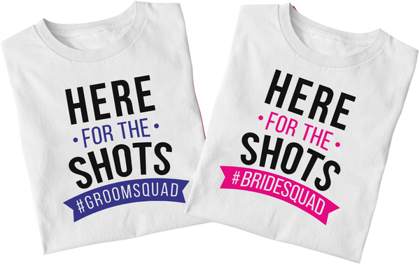 Bride Groom Squad T-Shirt