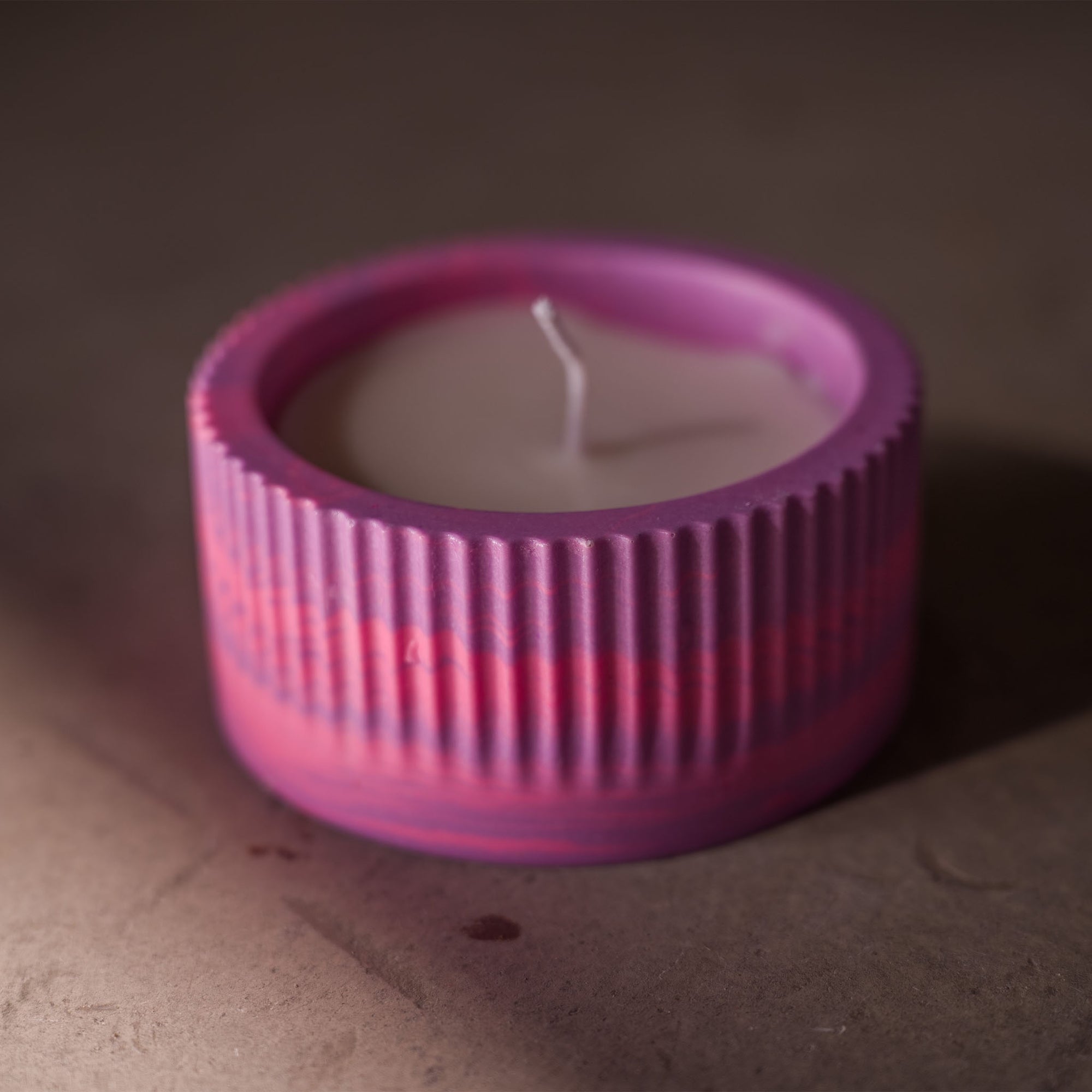 Fluted Ombre Candles