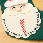 Festive Countdown Santa Treasure Stocking Personalised