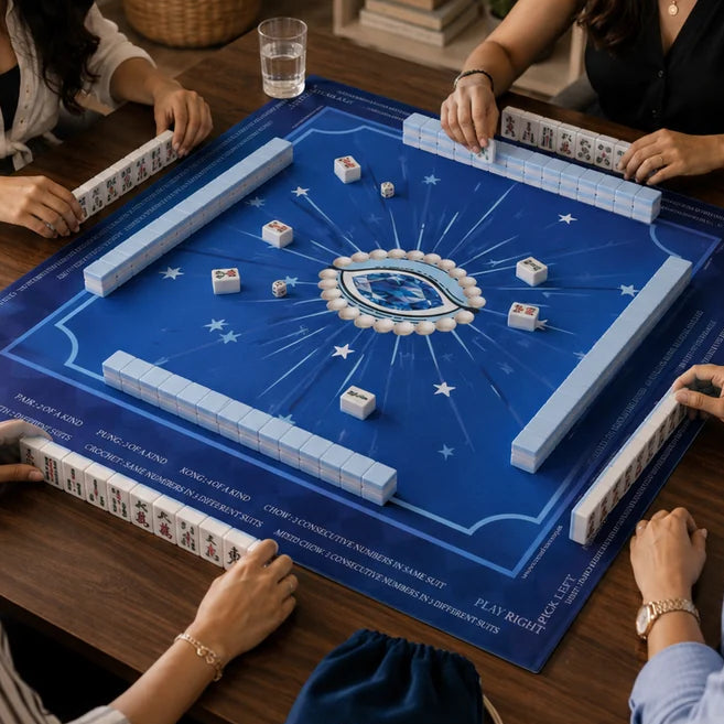 Cosmic Evil Eye Mahjong Mat