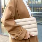 Padded Puffy Laptop Sleeve with Zip