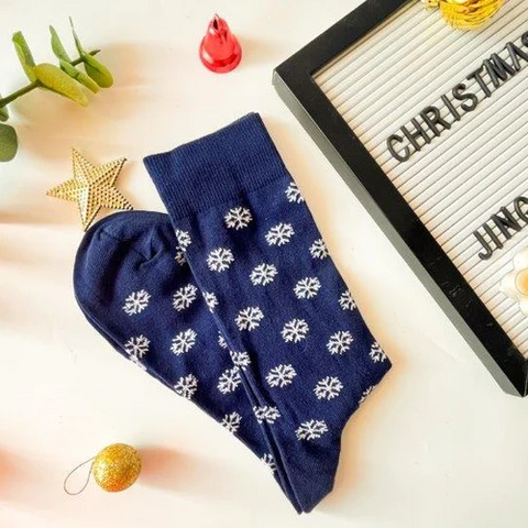 Winter Snowflake Socks