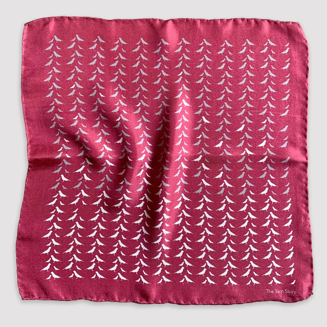 Pink Dove Pocket Square