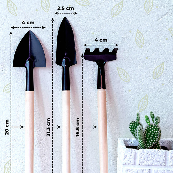 3 in 1 Mini Gardening Tools Kit – (Set of 3)