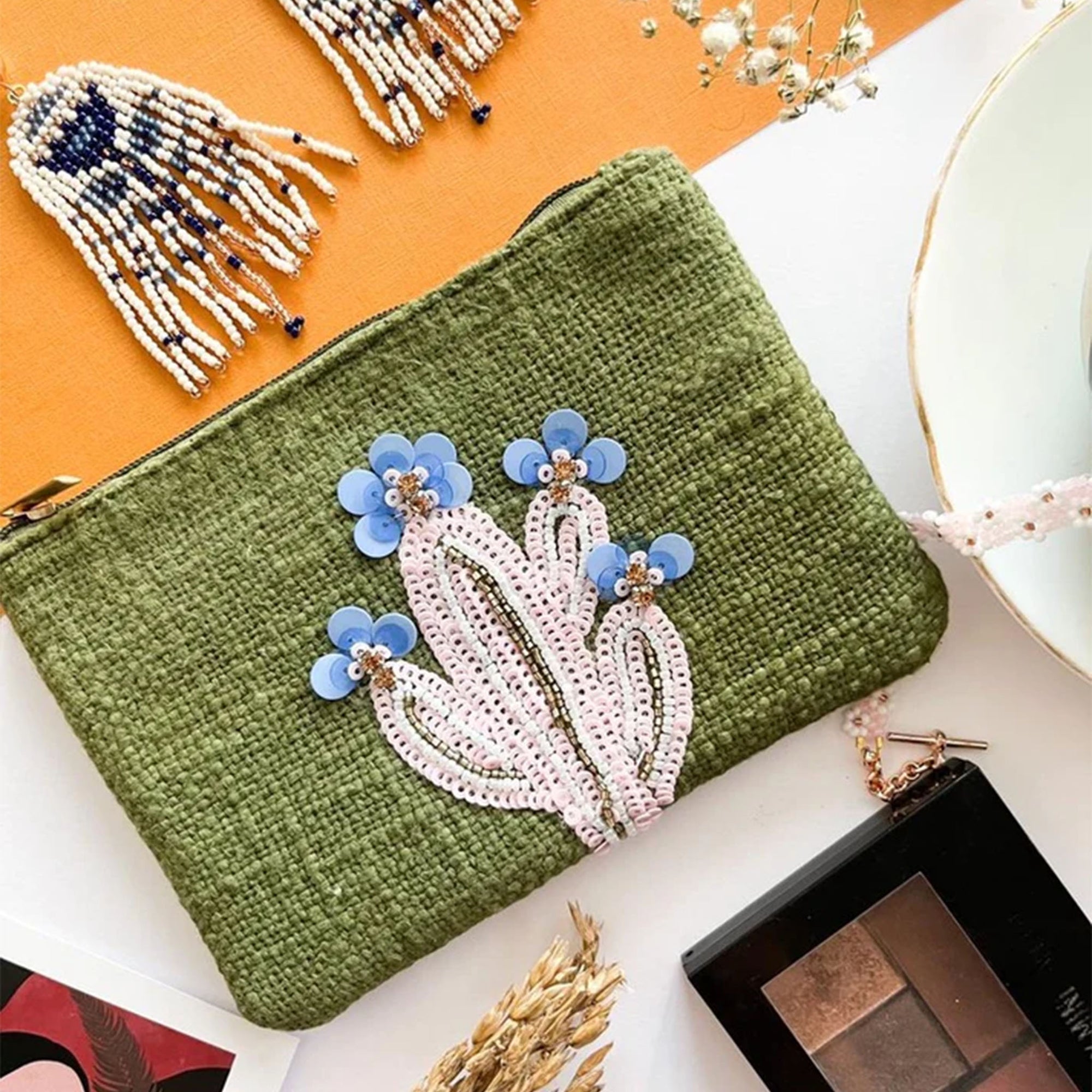 Cactus -Oh- Cactus Wristlet