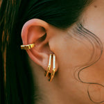 Ellipse Gold Earrings