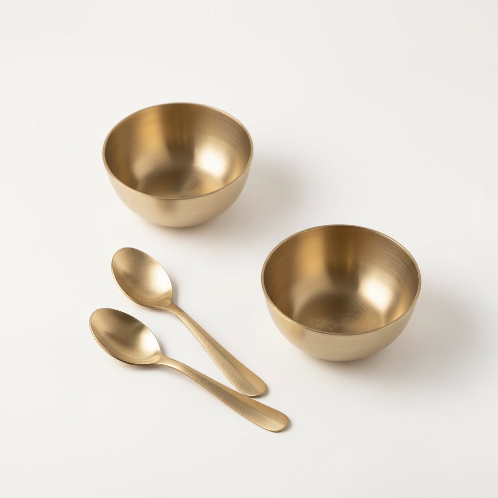 Manjari Bowl & Spoon Set of 4