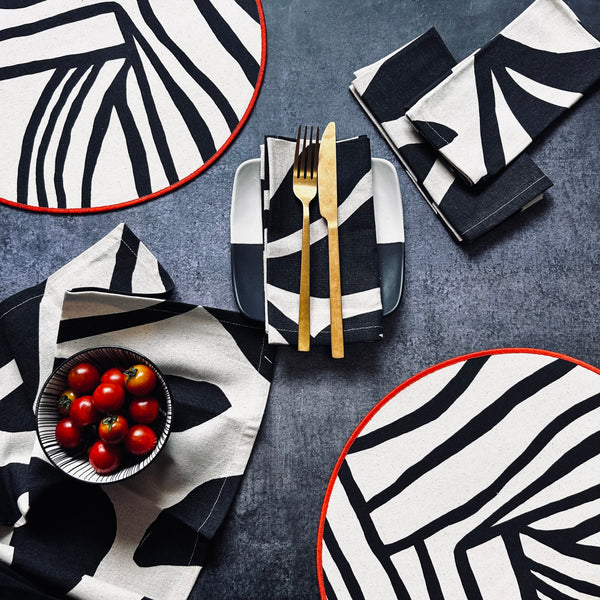 Dino Cotton Napkins Set of 4 - The Style Salad