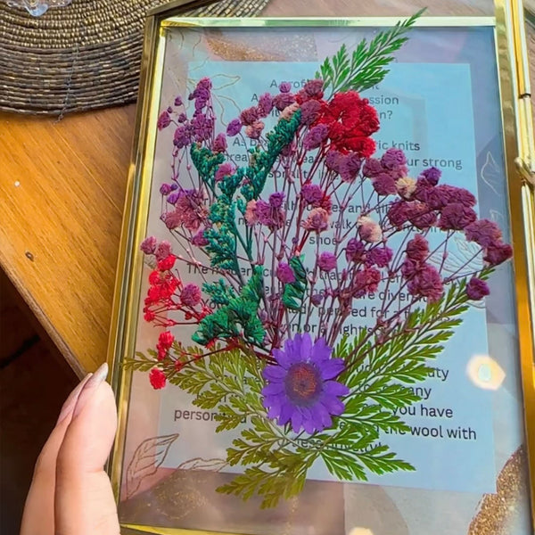Personalised Double Sided Glass Frame - The Style Salad