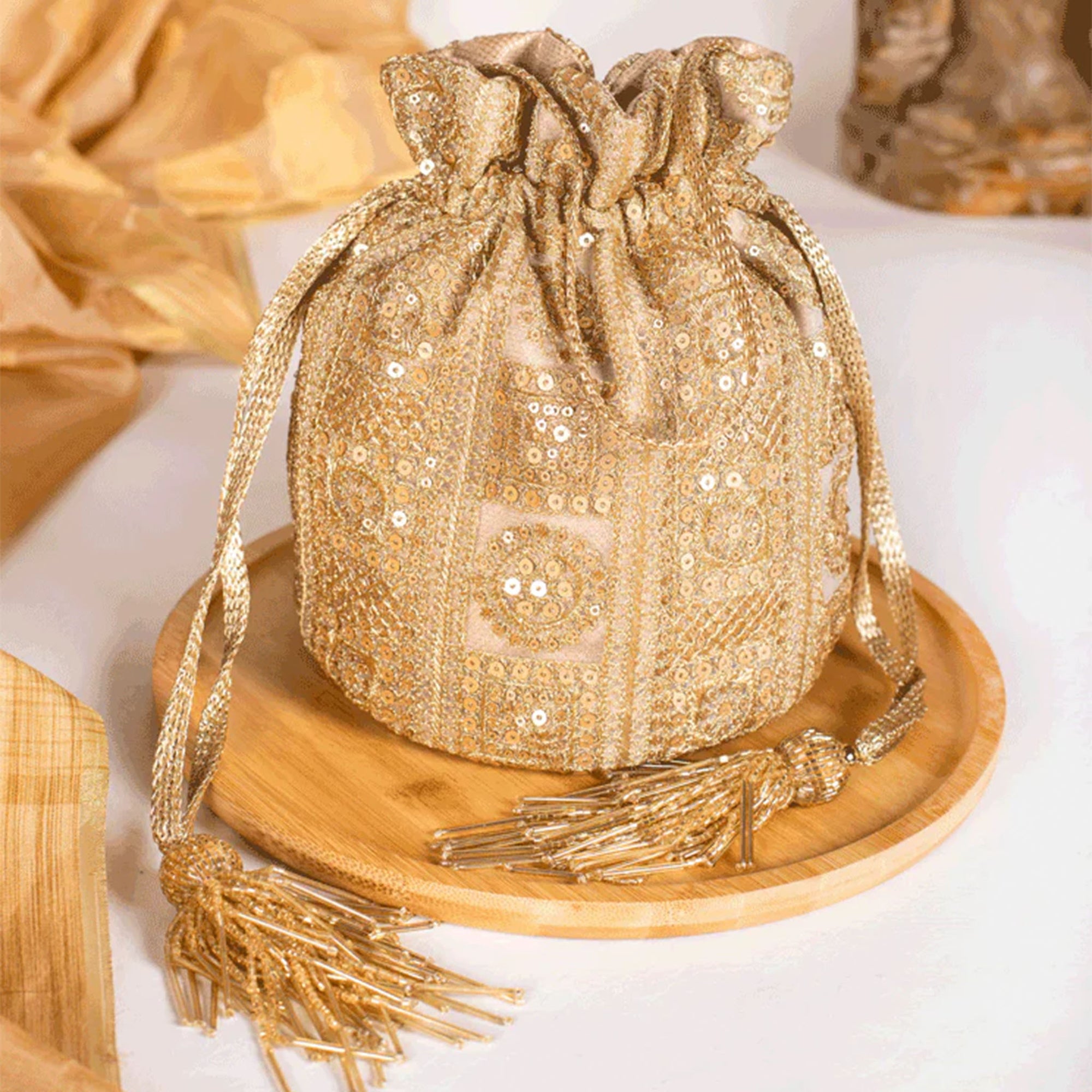 Bella Gold Potli Bag