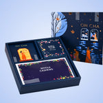 Glimpses Mini Gift Box – Kashmiri Kahwa Tea, Dry Fruits & Tea Lights