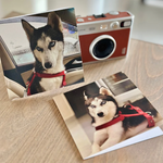 Square Photo Greeting Card Personalised