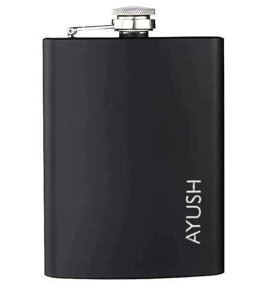 Personalized Engraved Stainless Steel Hip Flask Pebel