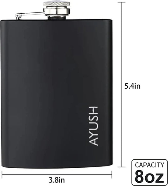 Personalized Engraved Stainless Stell Hip Flask