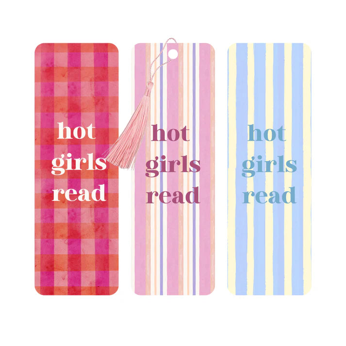 Hot Girls Read Bookmarks - Set of 3