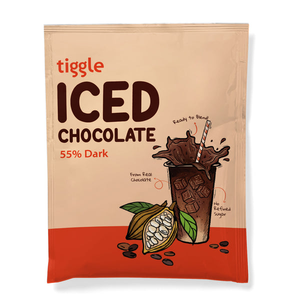 55% Dark Iced Chocolate Mix Sachets - The Style Salad