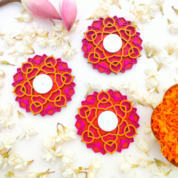 Marigold Tealight Holder Single