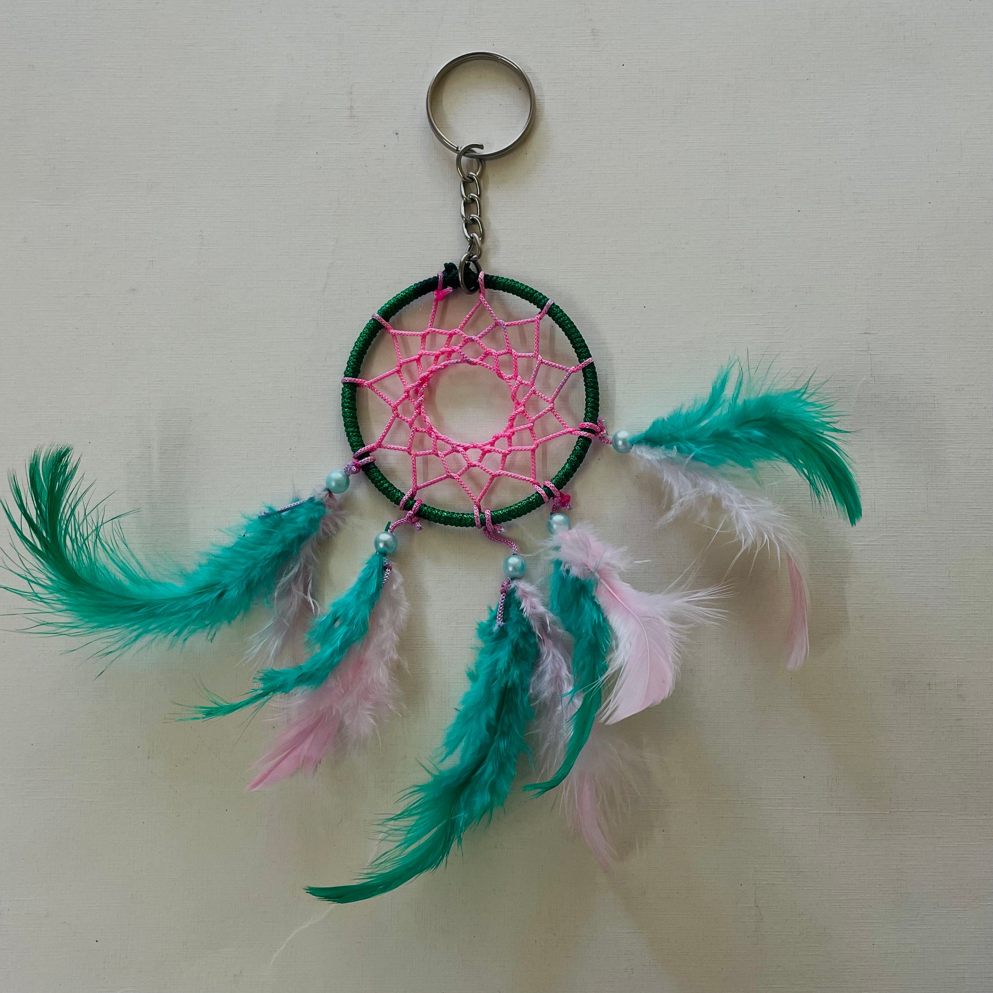 Send Mini Feather Dreamcatcher Keychains for Keys, Bags & Gifts
