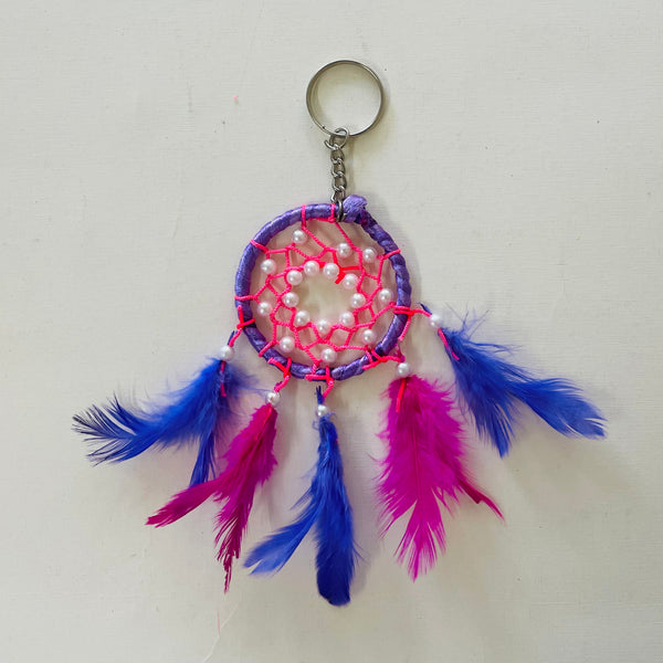 Order Mini Feather Dreamcatcher Keychains for Keys, Bags & Gifts