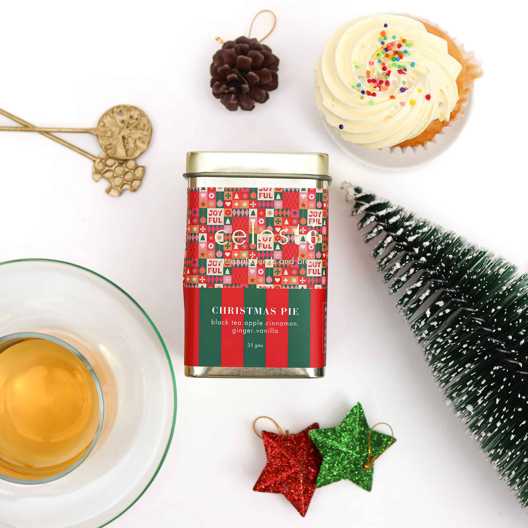 Christmas Pie Tea Tin