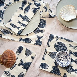 Marine Madness Napkin - Set of 6
