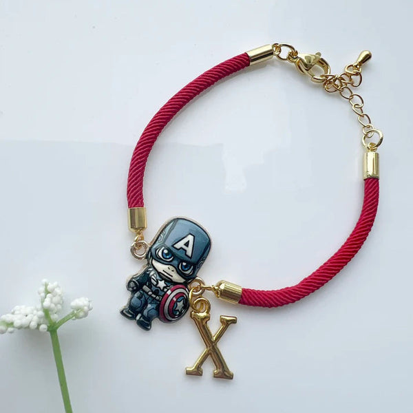 Personalised rakhi with initial charm online